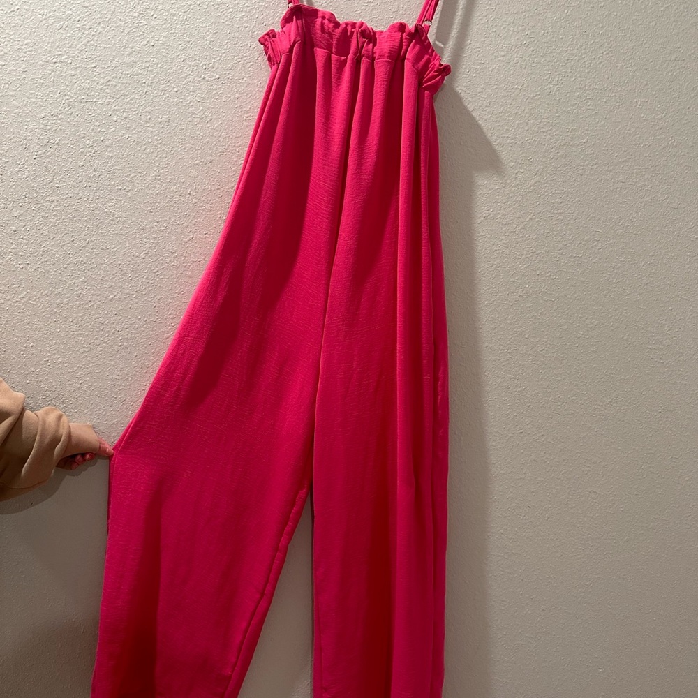 Hot Pink Jumpsuit